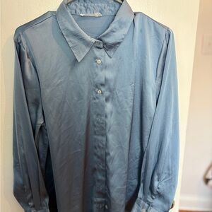 Women’s  Blue Dress Shirt